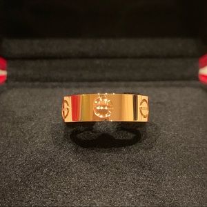 Cartier Love Ring in Pink Gold - size 6.25 (NWT)